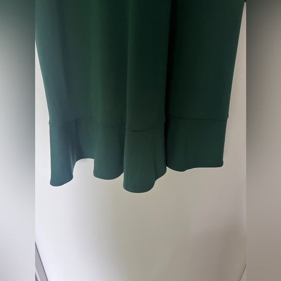 Ann Taylor Green Ruffle Dress - Picture 2 of 5